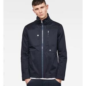 G STAR Raw | Navy Blue Cotton Powel Utility Lightweight jacket | Extra Large